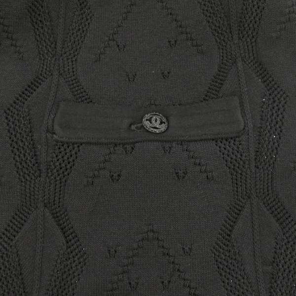 CHANEL シャネル ワンピース フレンチスリーブ ニット ココマーク 