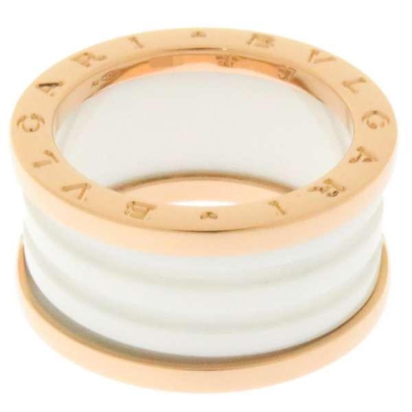 BVLGARI　ビーゼロワン　ホワイトゴールド BVLGARI（ブルガリ） リング B-ZERO1 ビーゼロワン 4バンド ホワイト