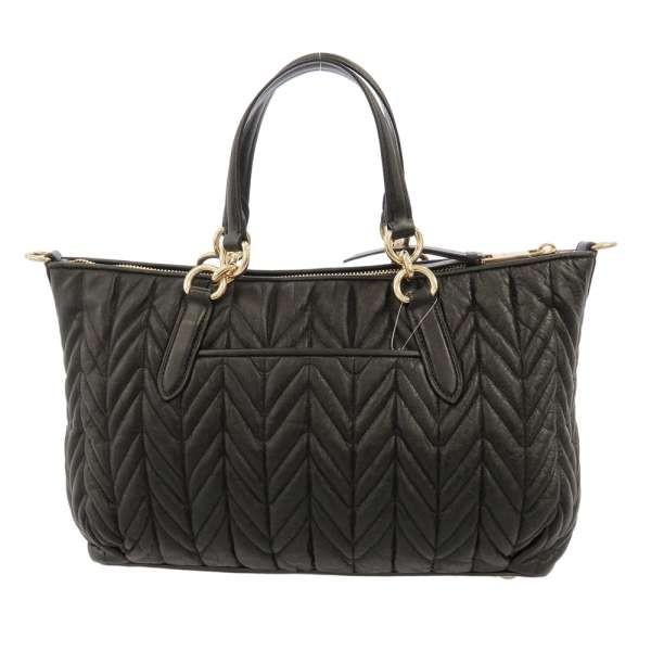 COACH コーチ トートバッグ キルティング サッチェル ブラック COACH コーチ トートバッグ キルティング サッチェル ブラック