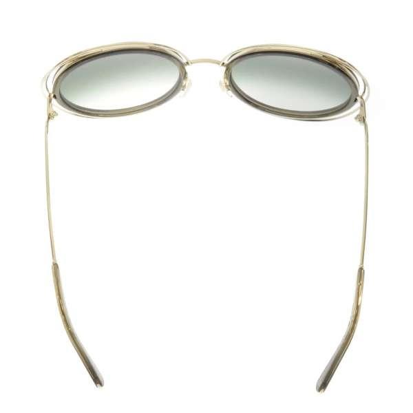 Chloe クロエ サングラス ゴールド グレーグラデーション 丸