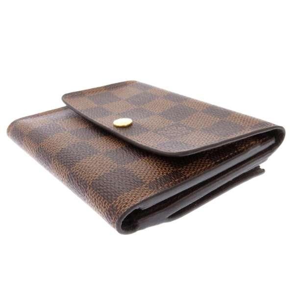 ルイヴィトン　折り財布　ダミエ　ポルトフォイユ　アナイス　pvc ブラウン LOUIS VUITTON（ルイ・ヴィトン） 財布 ダミエ ポルトフォイユ