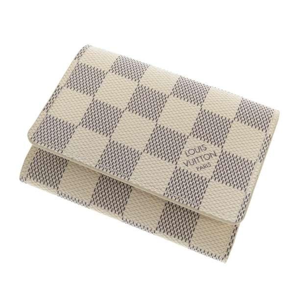 【ダミエ アズール】Louis Vuitton 名刺入れ N61746 LOUIS VUITTON（ルイ・ヴィトン） カードケース ダミエ アズール