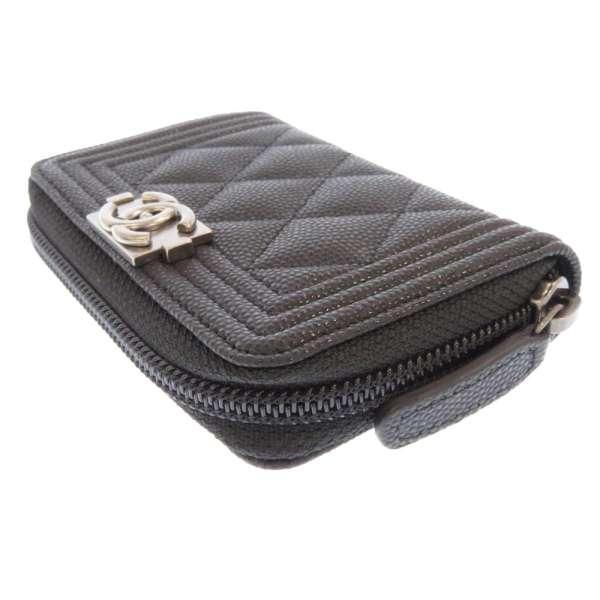 CHANEL シャネル コインケース ボーイシャネル ココマーク マトラッセ  