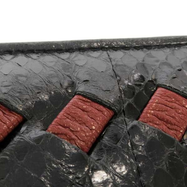 BOTTEGA VENETA（ボッテガ・ヴェネタ） 長財布 パイソン レザー ジップ