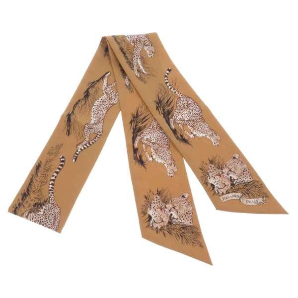 HERMES（エルメス） スカーフ マキシツイリー スリム チーター Maxi