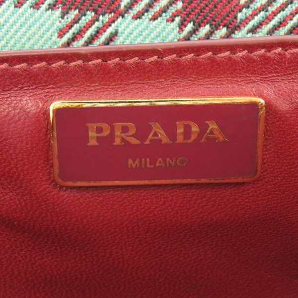 プラダ ショルダーバッグ チェック柄 グリーン レッド BN0924 PRADA 2WAY バッグ ワンショルダーバッグ 安心保証｜gallery-rare｜13