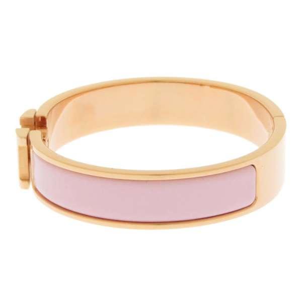 エルメス ブレスレット クリックH ローズドラジェ/ピンクゴールド金具 エルメス ブレスレット クリックH ローズドラジェ/ピンクゴールド金具