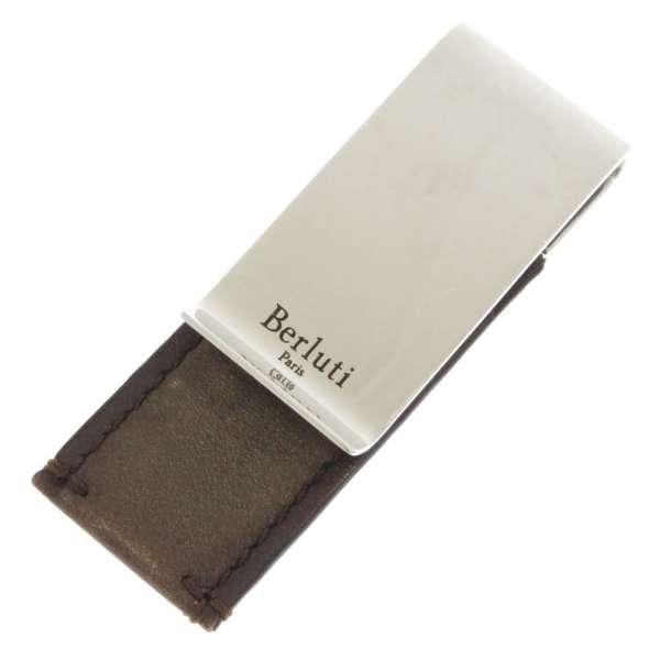 Berluti（ベルルッティ） マネークリップ ブラウン レザー ビル