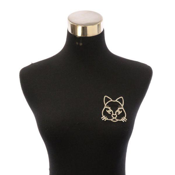 CHANEL シャネル ブローチ キャットモチーフ ココマーク ライン CHANEL シャネル ブローチ キャットモチーフ ココマーク ライン
