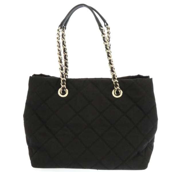 PRADA プラダ トートバッグ ナイロン キルティング ブラック PRADA プラダ トートバッグ ナイロン キルティング ブラック