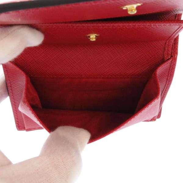 PRADA（プラダ） 二つ折り財布 サフィアーノ SAFFIANO METAL
