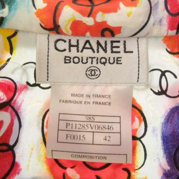 CHANEL（シャネル） 長袖シャツ カメリア ブラウス レディースサイズ42 