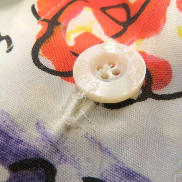 CHANEL（シャネル） 長袖シャツ カメリア ブラウス レディースサイズ42