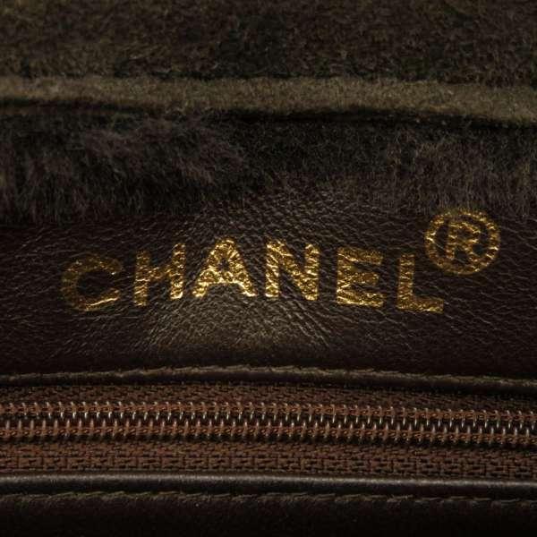 シャネル ハンドバッグ ロゴ ムートン CHANEL バッグ ファー ブラウン 安心保証｜gallery-rare｜13