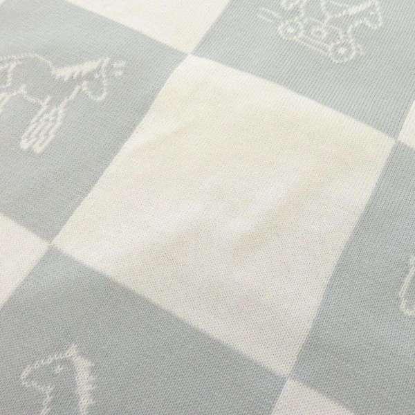 HERMES（エルメス） ブランケット アダダ ブルーブラシエ コットン