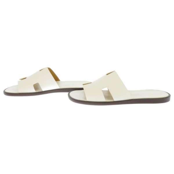正規通販 Hermes メンズサイズ40 Izmir イズミール サンダル エルメス C 05f 新品同様 サンダル エルメス 送料無料 靴 安心保証 白 Hロゴ サンダル Www Affaires Sociales Gouv Cg