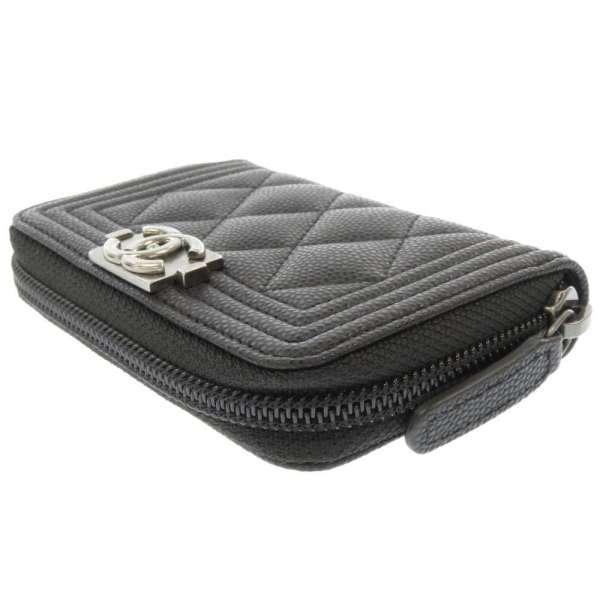 シャネルジッパーウォレットキャビアスキン CHANEL（シャネル） タイムレスクラシック キャビアスキン ジップ