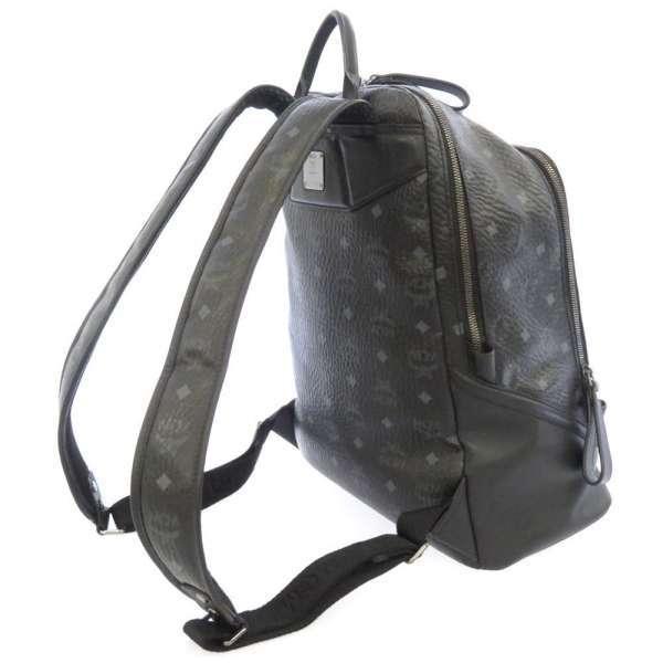 MCM リュック ブラック 黒 ミディアム❓ MCM（エムシーエム） リュック 