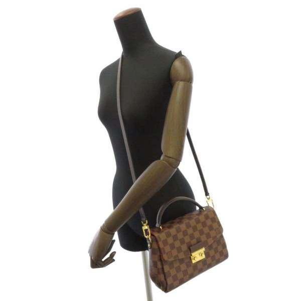 LOUIS VUITTON ハンドバッグ ダミエクロワゼット エベヌ 2way 直営店☆Louis Vuitton☆ダミエ クロワゼット2WAY 全2色 (Louis