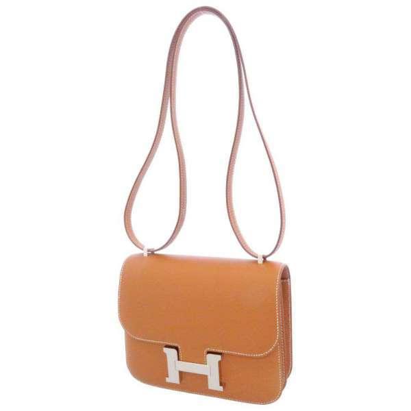 最新の激安 エルメス ショルダーバッグ ミニ コンスタンス3 ゴールド シルバー金具 ヴォーエプソン Z刻印 Hermes Constance 限定価格セール Aleefsurgical Com