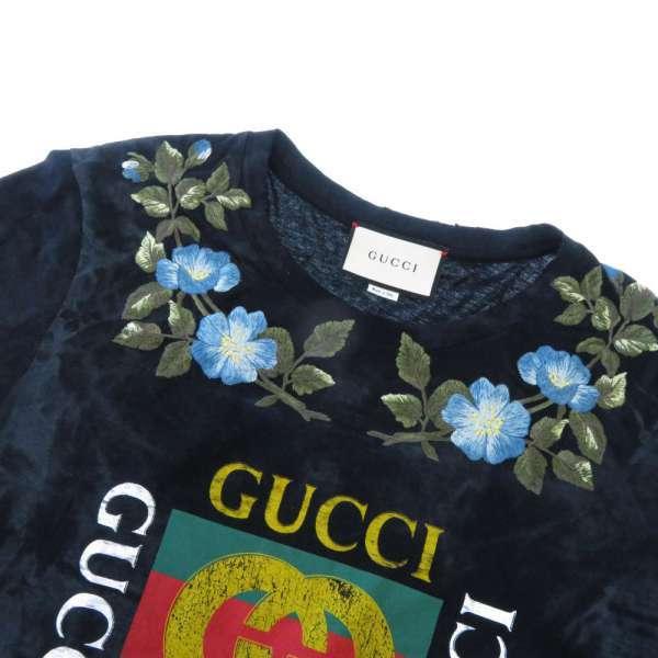 GUCCI グッチ Tシャツ フローラル ヴィンテージ加工 メンズ GUCCI グッチ Tシャツ フローラル ヴィンテージ加工 メンズ