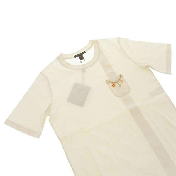 ルイヴィトン Tシャツ ロゴチャーム付き レディースサイズL LOUIS