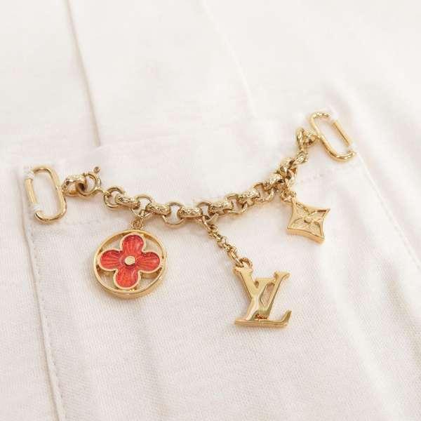 【正規品】LOUIS VUITTON Tシャツ チャーム LOUIS VUITTON（ルイ・ヴィトン） Tシャツ ロゴチャーム付き