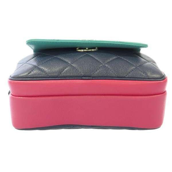 CHANEL シャネル ウエストバッグ ココマーク ダブルファスナー バッグ 