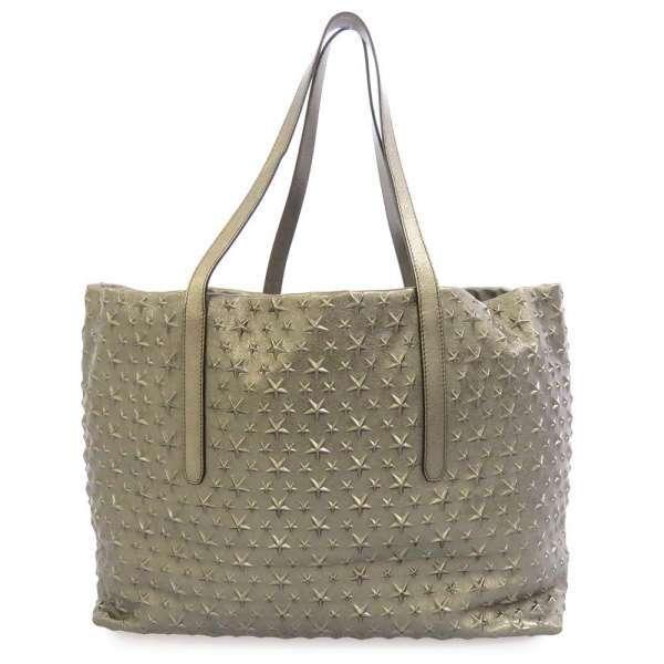 JIMMY CHOO（ジミーチュウ） トートバッグ スタースタッズ レザー
