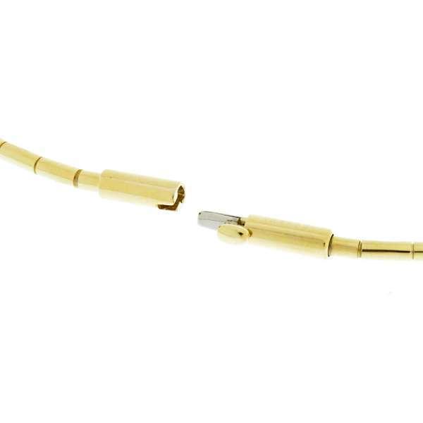 Cartier（カルティエ） チョーカー チューブ オメガ K18YGイエロー
