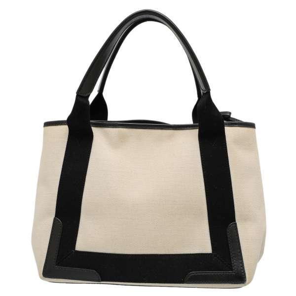 BALENCIAGA バレンシアガ トートバッグ ネイビーカバス S ポーチ付 