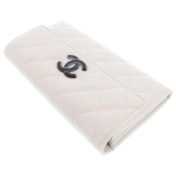 CHANEL シャネル 長財布 ココマーク マトラッセ キャビアスキン CHANEL シャネル 長財布 ココマーク マトラッセ キャビアスキン