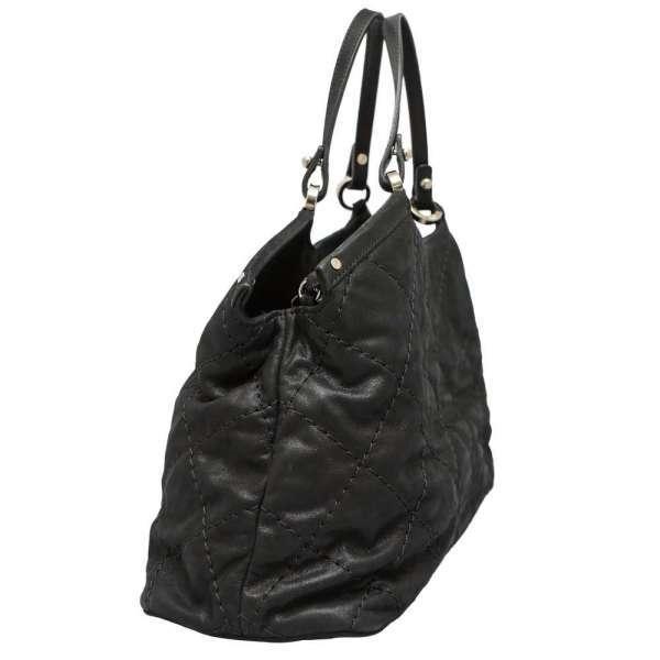 超美品 レア CHANEL シャネル マトラッセ トートバッグ 黒　便利2way CHANEL（シャネル） ハンドバッグ マトラッセ スパークルレザー A67045
