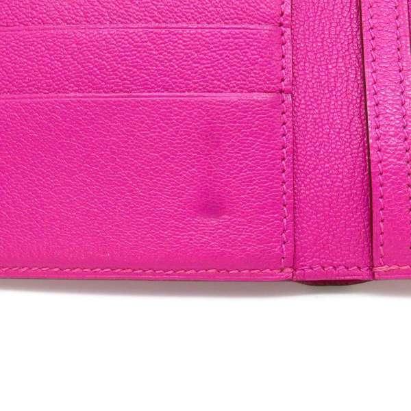 HERMES（エルメス） 三つ折り財布 クリック12 マグノリア/シルバー金具