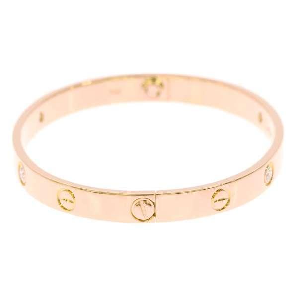 Cartier（カルティエ） ブレスレット ラブブレス ハーフダイヤ ダイヤ