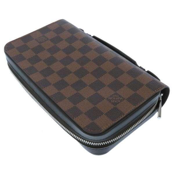 Louis Vuitton ダミエ・エベヌ 二つ折り財布 LOUIS VUITTON ルイヴィトン 財布 ダミエ・エベヌ ジッピーXL