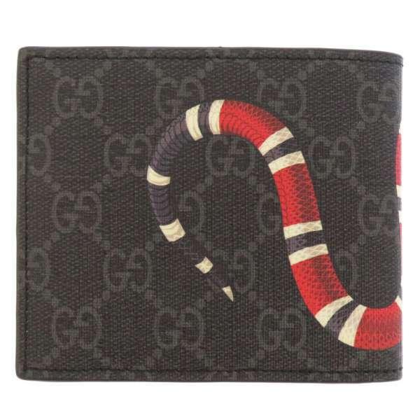 オールドGUCCI。 GGスプリーム 二つ折り財布 GUCCI（グッチ） 二つ折り財布 GGスプリーム スネーク 451266 GUCCI
