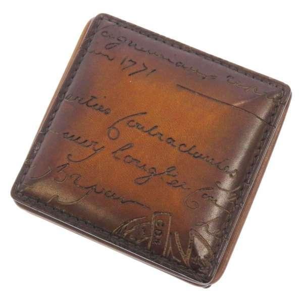 Berluti ベルルッティ カリグラフィ 折り財布 Berluti】ベルルッティ『カリグラフィ マネークリップ式短札入れ