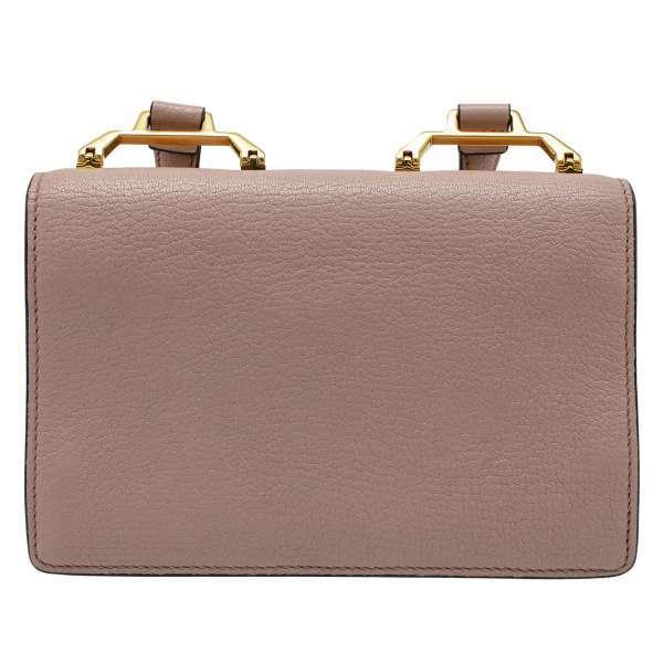 miu ミュウミュウ ショルダーバッグ ロゴ ターンロック 5BH087 Miu 