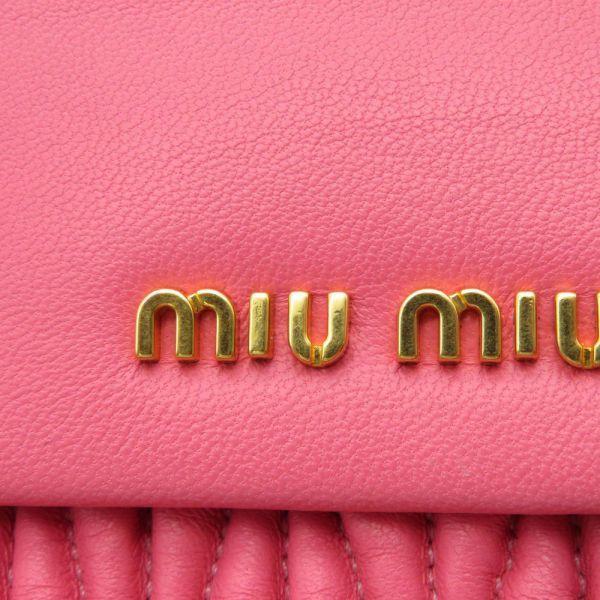 miu miu（ミュウミュウ） 長財布 ハンドル付き マテラッセ 5M1368 Miu