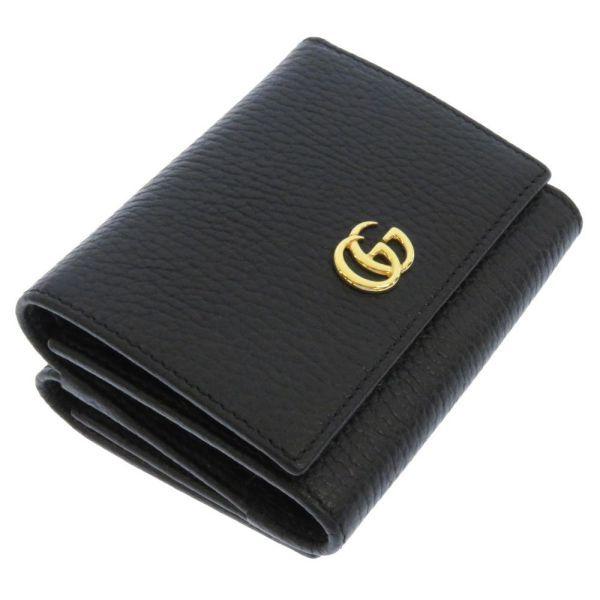 新品未使用箱付きGUCCI オフィディア　GGマーモント　コンパクト二つ折り財布 GUCCI（グッチ） 三つ折り財布 GGマーモント コンパクトウォレット