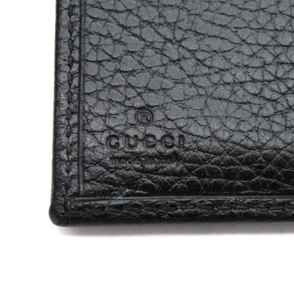 ◇極美品◇グッチ　三つ折り財布　474746　GGマーモント　レザー　ブラック GUCCI（グッチ） 三つ折り財布 GGマーモント コンパクトウォレット