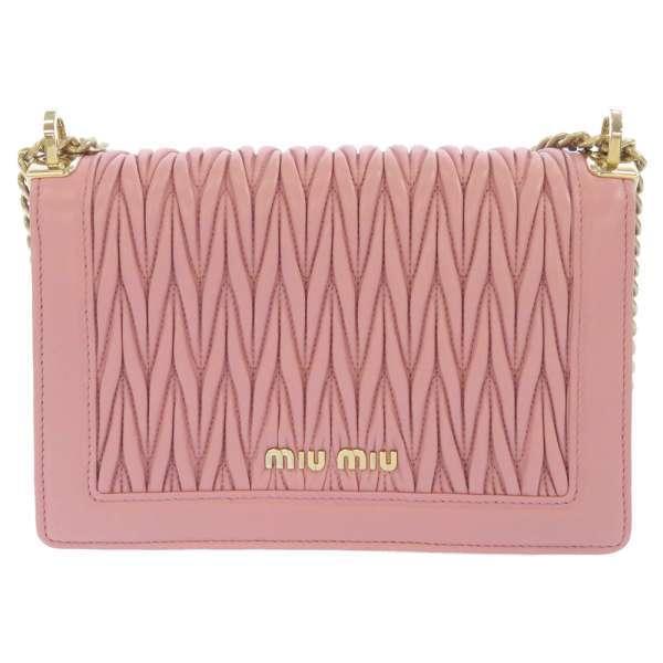 miu ミュウミュウ チェーンショルダーバッグ マテラッセ miu ミュウミュウ チェーンショルダーバッグ マテラッセ