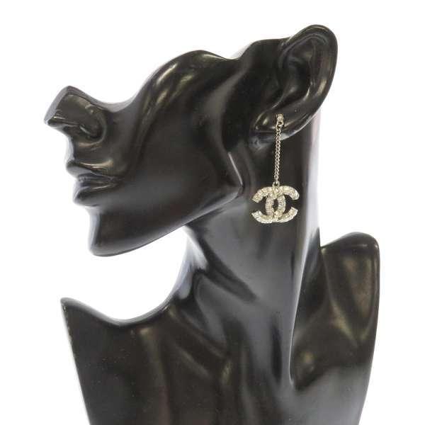 CHANEL（シャネル） ピアス ココマーク ラインストーン F20V A63084