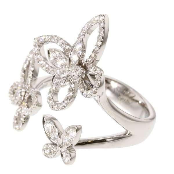 グラフ リング トリプル バタフライ シルエット ダイヤモンド 0.45ct