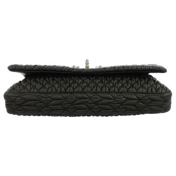 値下げ中！【美品】MIU MIU ミュウミュウ マトラッセナッパクリスタル黒 miu miu（ミュウミュウ） ハンドバッグ ショルダーバッグ マテラッセ