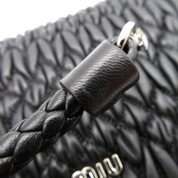 miu miu（ミュウミュウ） ショルダーバッグ ナッパ クリスタル