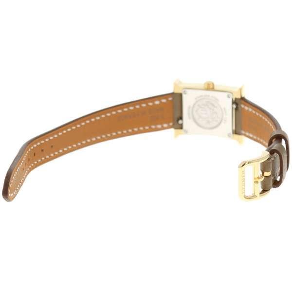 HERMES（エルメス） Hウォッチ ミニ ゴールド ヴォーエプソン Z刻印