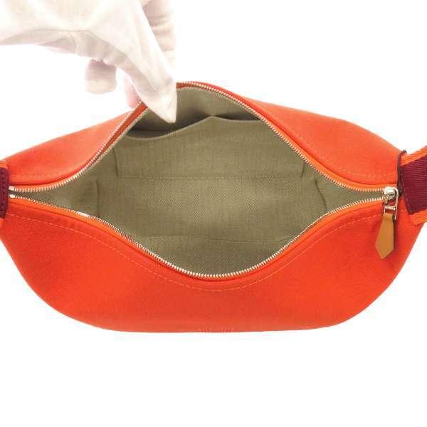 HERMES（エルメス） ポーチ ブリッド・ア・ブラックPM オレンジ  