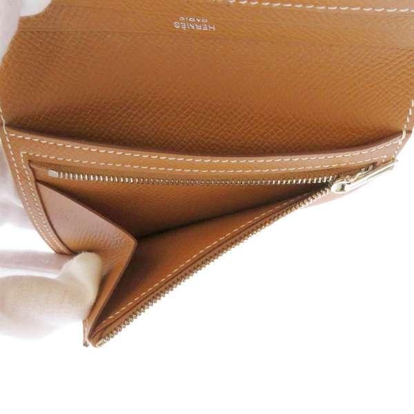 ベアンコンパクト二つ折り財布 ゴールド シルバー金具